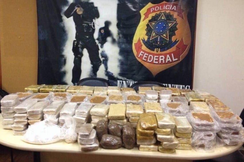 Apreensão de cocaína em aeroportos brasileiros cresce 62% em um ano