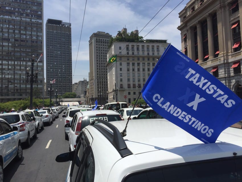 Apreensões de carros do Uber batem recorde em São Paulo