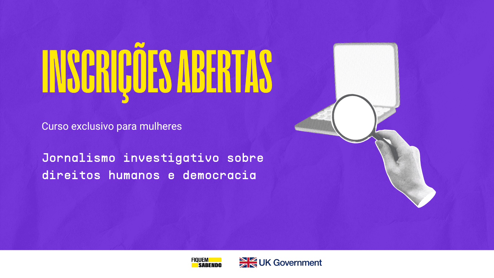 Fiquem Sabendo lança curso de jornalismo para mulheres comunicadoras